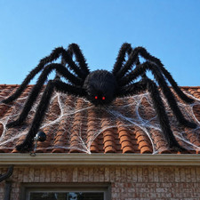 12FT Giant Spider Halloween Decorations Outdoor,Extra Large Outdoor Spiders picture