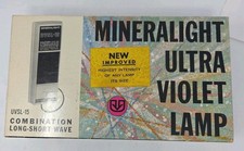Vintage Mineralight UVS-15 Shortwave UV Lamp Complete W/box Worked. New Bulb picture