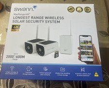 Swann MaxRanger 4K Version 2 Solar Wireless Security System + 2 Cameras - NEW picture