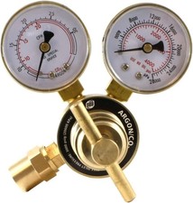 Argon, Argon/CO2 Mixtures, Helium Industrial Regulator CGA-580 MIG TIG 0-400 PSI picture