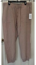 Haven Well Within Pink Lyocell Linen Pink Coastal Jogger Pants XL NWT $148 💫 picture