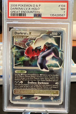 Darkrai LV.X HOLO DIAMOND & PEARL GREAT ENCOUNTERS POKEMON PSA 7 picture