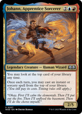 x4 Johann, Apprentice Sorcerer WOE MTG 207 UNCOMMON M/NM 4x picture