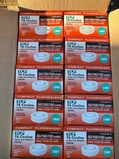 20 Pack - TCP 16533L T6 Circline Lamp & Adaptor 3 Way Fluorescent 33W 120V - New picture