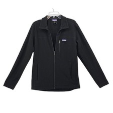 Patagonia Jacket Mens M 26171 Black Fleece Full Zip Outdoor Activewear Hiking picture