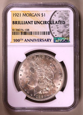 1921-P Morgan Dollar NGC Brilliant Uncirculated ***RARE ORIGINAL COIN*** picture