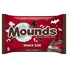 Mounds Coconut and Dark Chocolatey Snack Size, Halloween Candy Bag, 11.3 oz picture