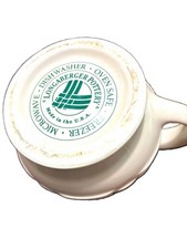 Longaberger Pottery Ceramic Creamer  and Sugar Bowl White Green Red Holly Berry picture