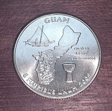 2009-D - Guam -U.S. Territory Quarter -UNC from US Mint picture