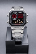 Custom Casio AE1200WHD-1A Royale Watch Mod Stainless Steel Oil Filled Hydromod picture
