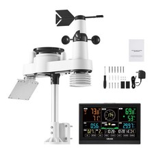 Uimoso 7-in-1 Wireless Weather Station 7.5'' Display and Indoor-Outdoor Sensor picture