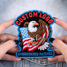 Custom Embroidered Logo Patch, Personalized Team Logo Company Patches picture