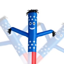 VEVOR Inflatable Tube Man 20-Feet Wacky Waving Dancing Tube Guy 18 in No Blower picture