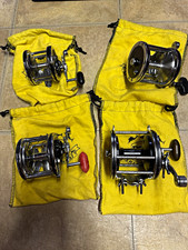 Penn Senator Lot of 4 fishing reels Conventional 1/0 2/0 3/0 4/0 vintage reel picture