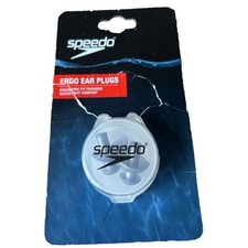 Speedo Ergo Swimming Ear Plugs Reusable Silicone with Carry Case  *Open Package* picture