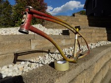 1971 HUFFY RAIL SLINGSHOT 5-SPEED TWIN STICK MUSCLE BIKE FRAME DRAGSTER VINTAGE picture
