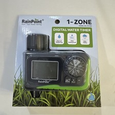 RainPoint 1-Zone Digital Water Timer *Manual Watering & Rain Delay* Item #ITV105 picture