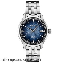 SEIKO SRPB41 Automatic Presage Cocktail Time Blue Dial SS picture