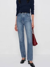 Reformation Cynthia High Rise Straight Jeans size 30 in Colorado Wash picture