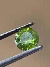 0.30CT CERTIFIED ROUND RUSSIAN DEMANTOID/4.04X4.13MM/DEEP VIVID GREENS/SPARKLE picture