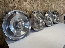 Vintage AMC Rambler Hubcap Set of 4 15” Chrome Wheel Covers OEM picture