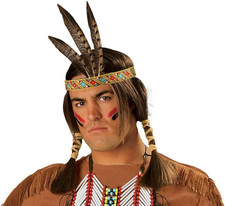 Feather Headdress | Native American Indian Inspired Costume Headband picture