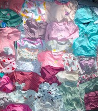 Tons of Adorable Baby Girl Clothes lot sz 6-9 mostly new without tag picture