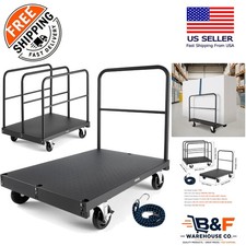 Effortless 2-in-1 Drywall Dolly with 4 Side Handrails, 1800 lbs Load Capacity picture