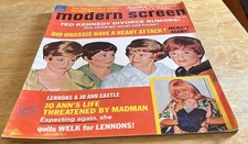 modern screen magazine-Dec.,1969, Lennon Sister’s Cover picture