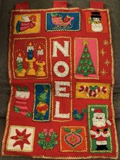Bucilla Vintage Felt Christmas Wall Hanging Panel picture