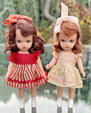 2 VINTAGE NANCY ANN STORY BOOK DOLLS 4.25
