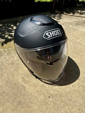 Shoei J-Cruise Open Face Helmet XS  (S13) Matte Black Like New DOT Certified picture