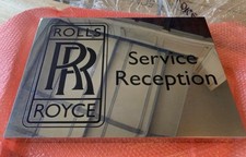 RARE 2000’s ROLLS ROYCE SERVICE DEALER SIGN SHOWROOM GARAGE SIGN picture