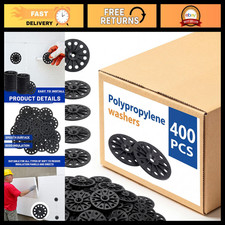 400 Pcs Polypropylene Washers 60mm - Durable Fasteners for Home & DIY Projects picture