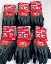 (6-Pairs) Milwaukee 48-22-8922 Cut Level 3 Insulated Gloves-Sizes Large- picture