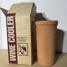 Vintage El Camino Terracotta Wine Cooler USA W/ Original Box picture