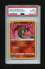 Pokemon TCG Radiant Charizard #11 PSA 10 2022 Pokemon Go picture