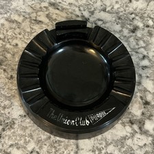 Purdue Memorial Union Eagle Car Ashtray Black Made USA Collectible picture