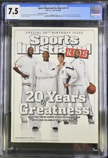 MICHAEL JORDAN RARE 2009 PHELPS SHAQ LEBRON SI FOR KIDS CARD INSERT CGC 7.5 picture