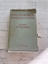 Philosophical Investigations by Ludwig Wittgenstein 1963 Krausz Signed w/DJ picture