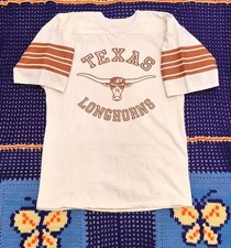 Vintage Rare 1970s University of Texas Longhorns Football Shirt UT Austin NCAA  picture