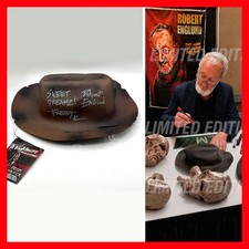 ROBERT ENGLUND SIGNED Fedora Hat A Nightmare on Elm Street Freddy - COA & PIC picture