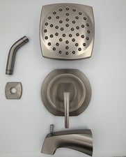 Moen Lindor 82504SRN Spot Resist Posi-Temp Tub/Shower - Brushed Nickel *Read picture