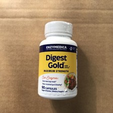 Enzymedica Digest Gold Maximum Strength 90 Capsules w/ATPro Exp 11/27 picture