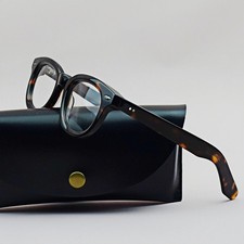 New Trendy Thick Acetate Eyeglasses Frames Retro Reading Glasses Recessed Design picture