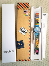 NIB Swatch Hawaii Exclusive Destination Watch Pau Hana Time GZ339 picture