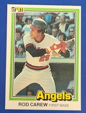 1981 Donruss   #169 Rod Carew  California Angels Baseball Card C2 picture