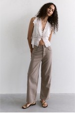 AGOLDE Ren High Rise Wide Leg Jeans in Trail NWT Sz 25 picture