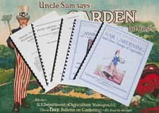 Lot Of Five War Gardening Commission Manuals 1917 - 1919 picture