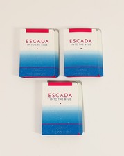 Escada Into The Blue EDP Samples 3 X  .06 fl.oz / 2 ml Discontinued New picture